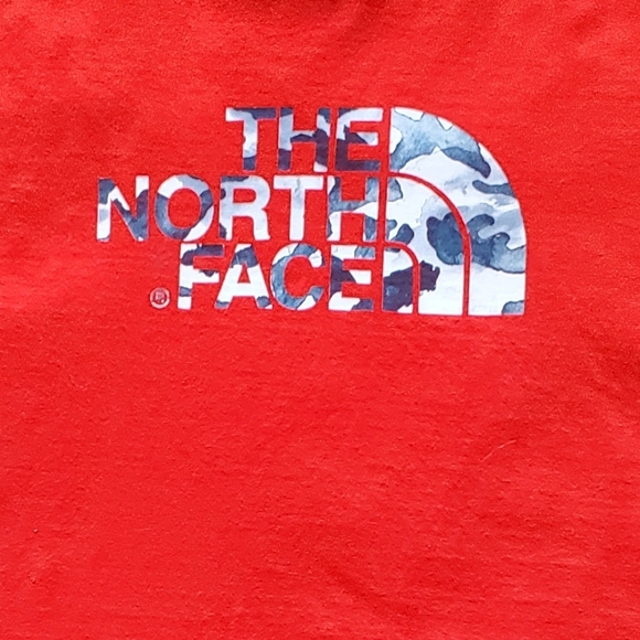 The North Face Mens Red Camoflauge Camo Graphic T-Shirt Size XXL 2XL - Picture 3 of 5